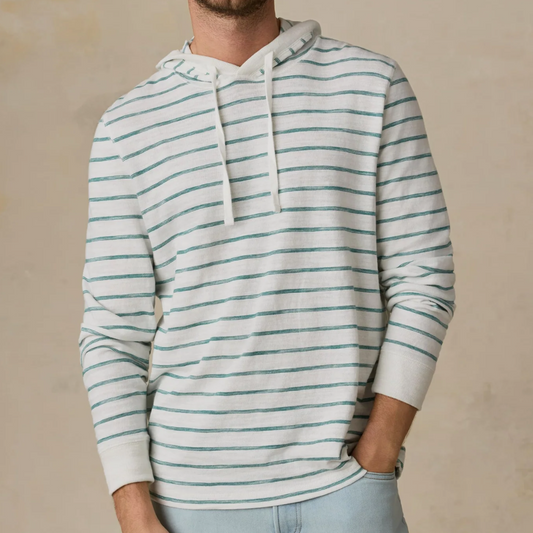 Biscayne Stripe Slub Hoodie