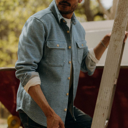 Division Shirt || Washed Indigo