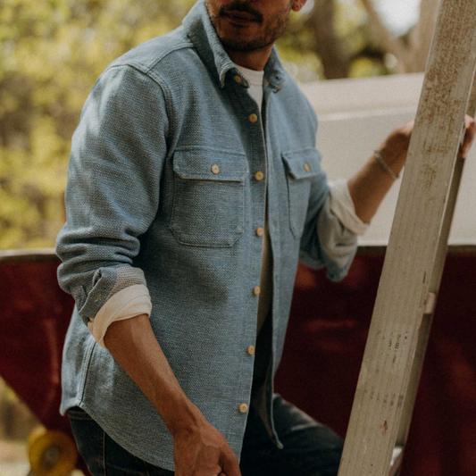 Division Shirt || Washed Indigo