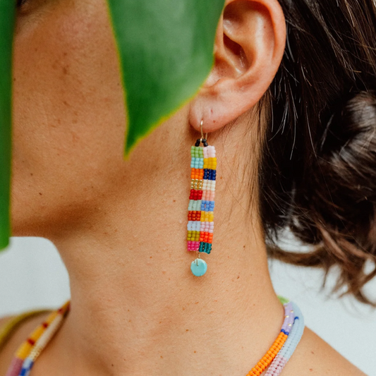 Tapestry Earrings Narrow