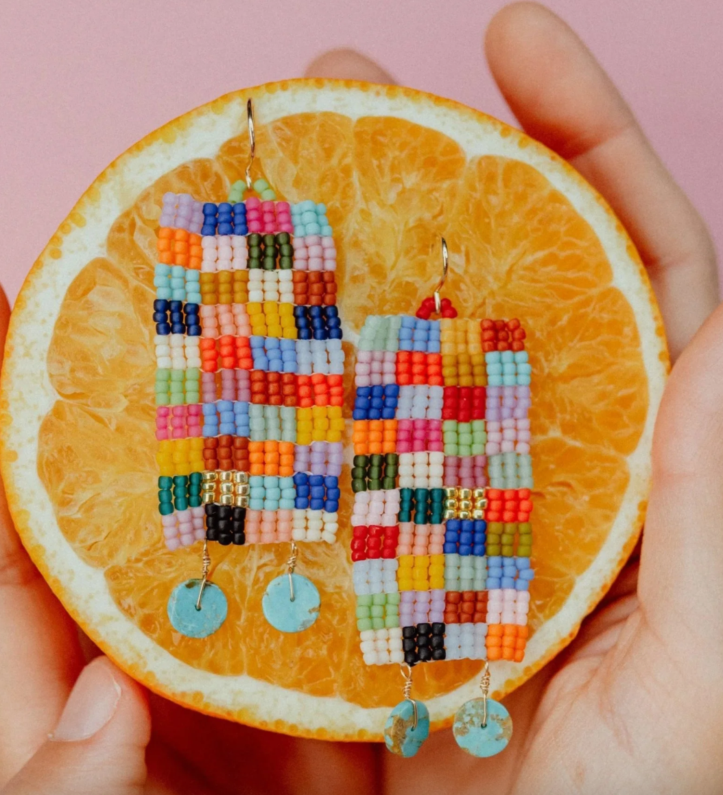 Tapestry Earrings Large