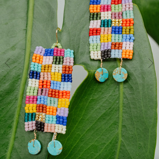 Tapestry Earrings Large