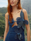 Denim Flower Dress