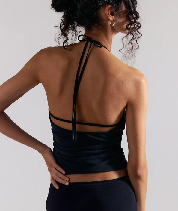 Black Beaded Tank