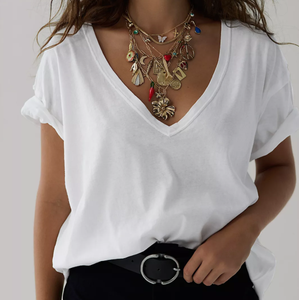 Deep V Tee