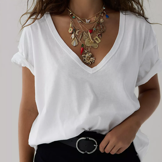 Deep V Tee