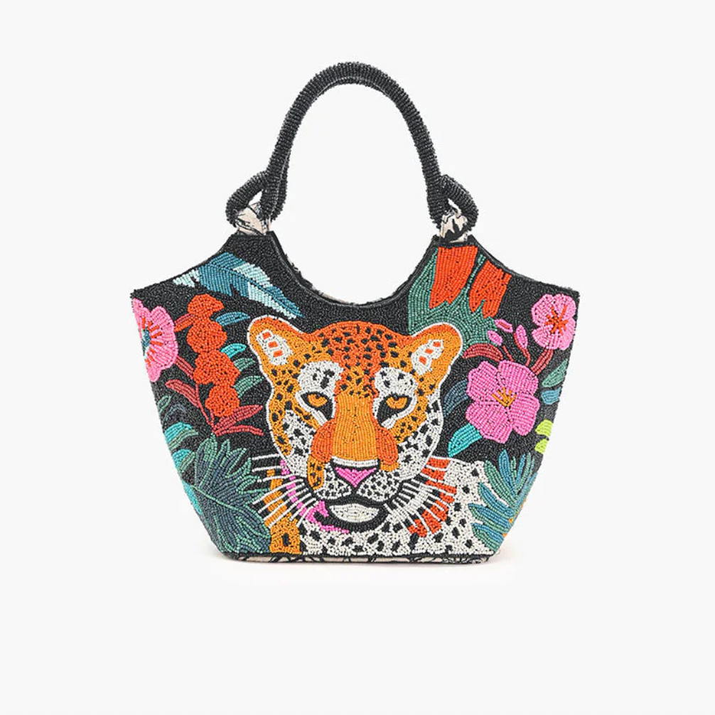 Leopard Embellished Bag