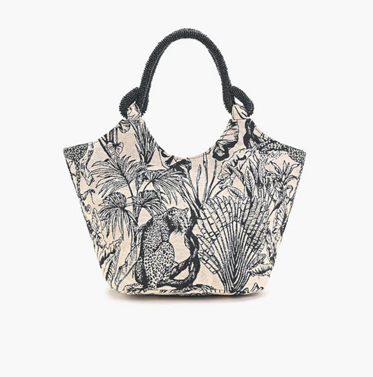 Leopard Embellished Bag