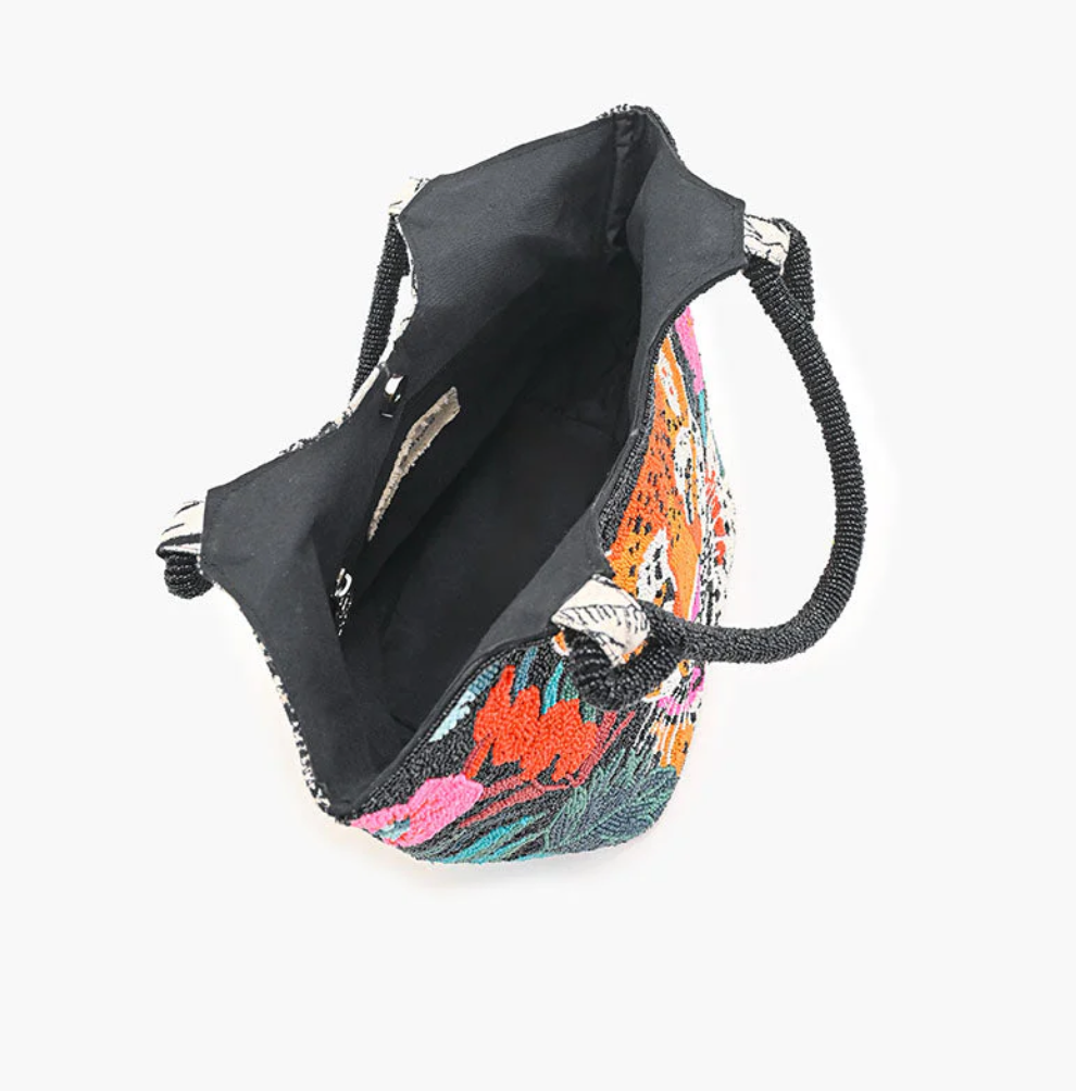 Leopard Embellished Bag