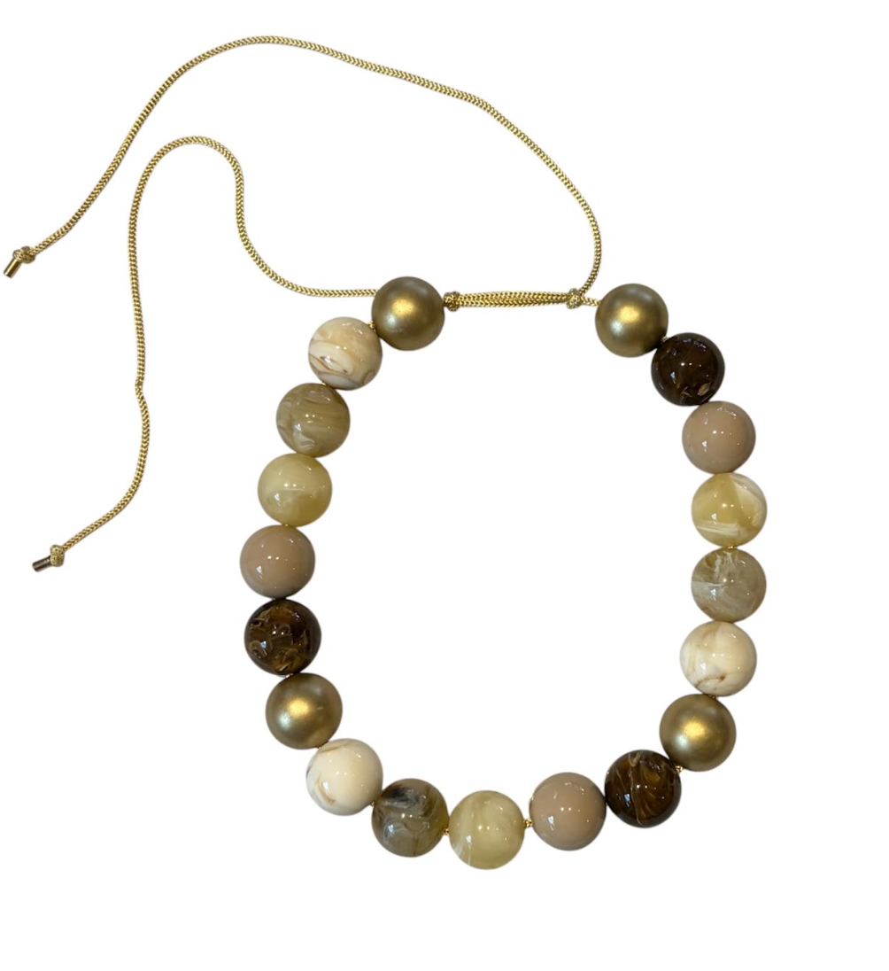 Luxe Chunky Beaded Necklace