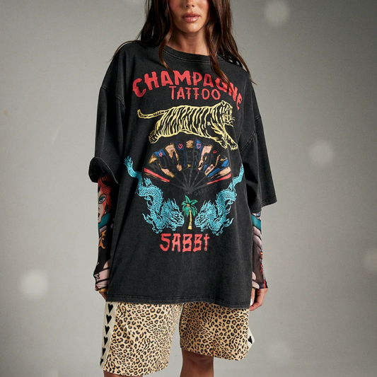 Champagne & Tattoo Tee