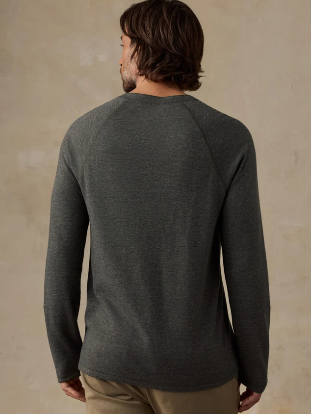Deep Olive Cloud Henley