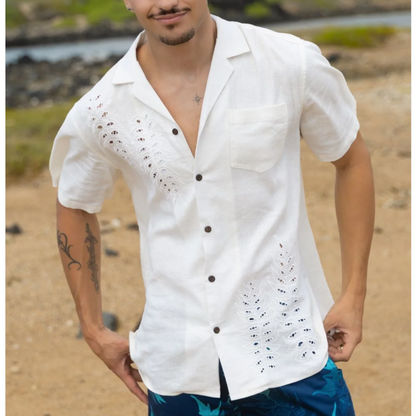 Iwa Iwa Fern Linen Aloha Shirt