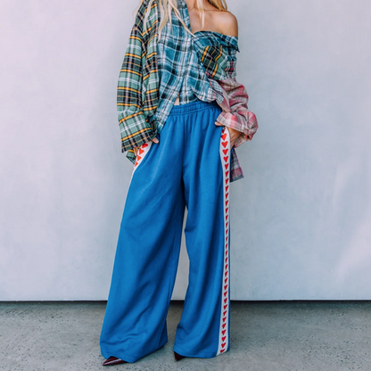 Raving Heart Pants Blue