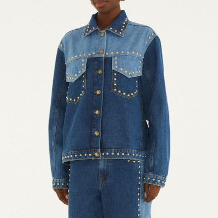 Studs Metal Denim Jacket