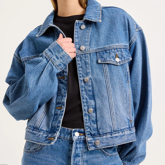 Denim Swing Jacket