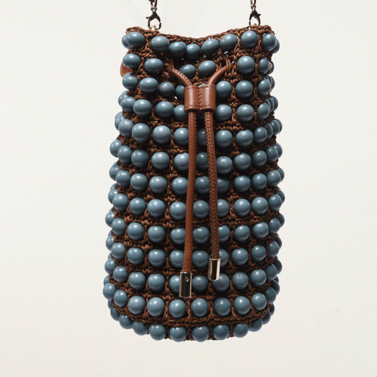 Beaded Macrame Bag