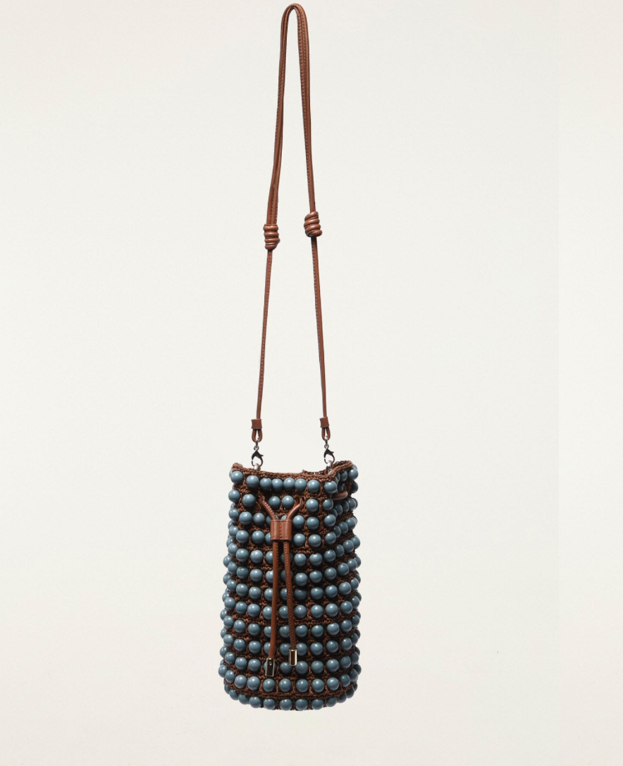 Beaded Macrame Bag