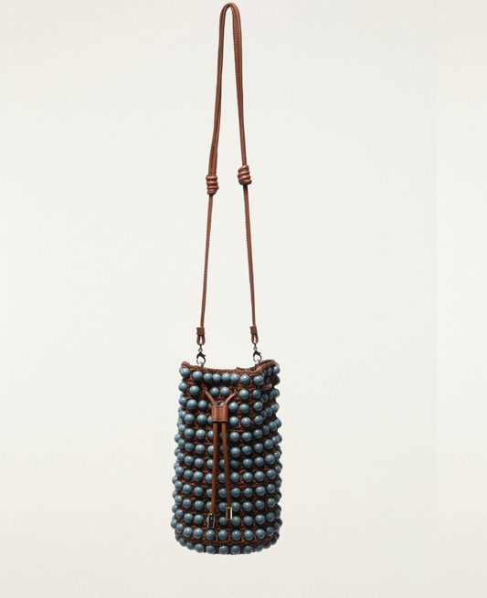 Beaded Macrame Bag