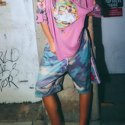 Court Jorts Camo