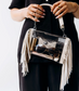 Clear Fringe Crossbody Bag