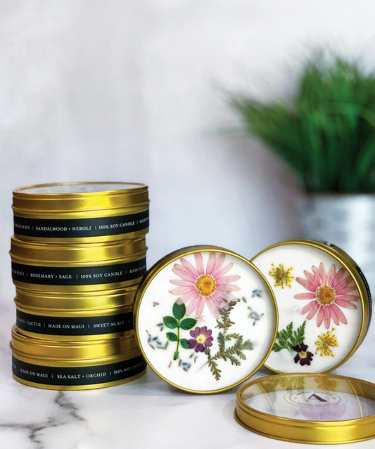 Bohemian Tin Candle
