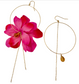 Silk Flower Earrings
