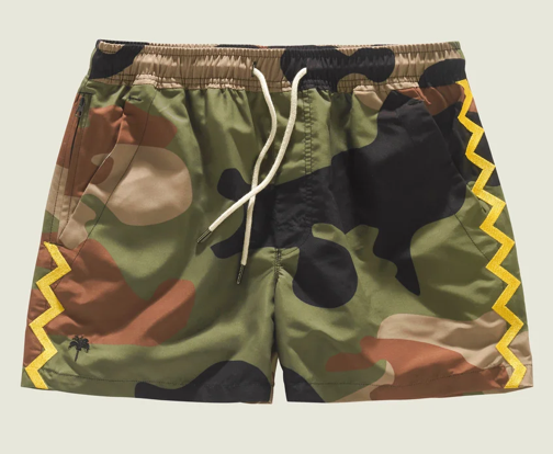 Cammo Zig Swim Shorts