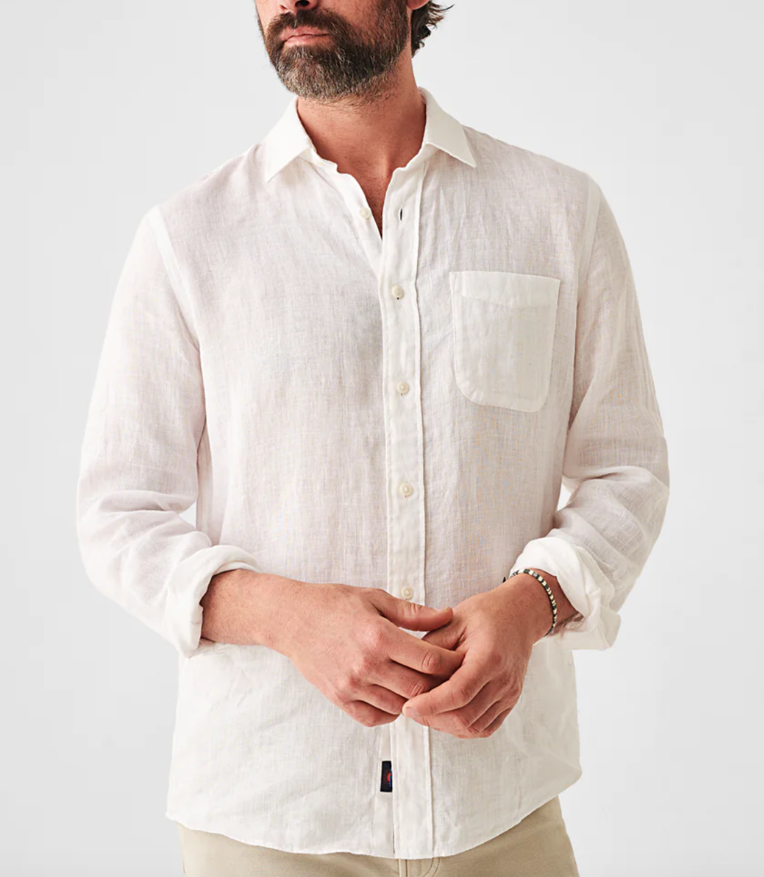 Long Sleeve Linen Laguna Shirt